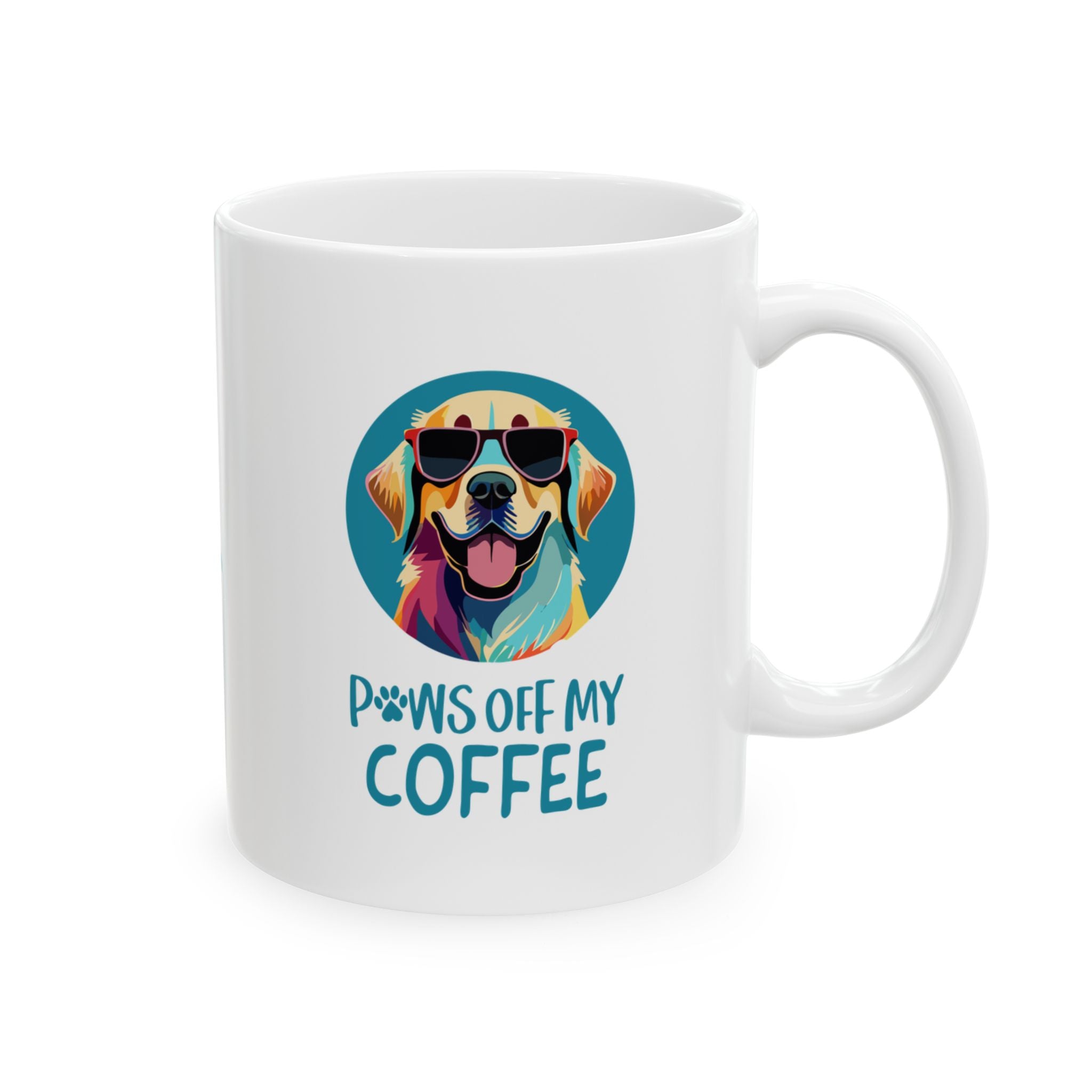 Lab Paws Off My Coffee - Ceramic Mug
