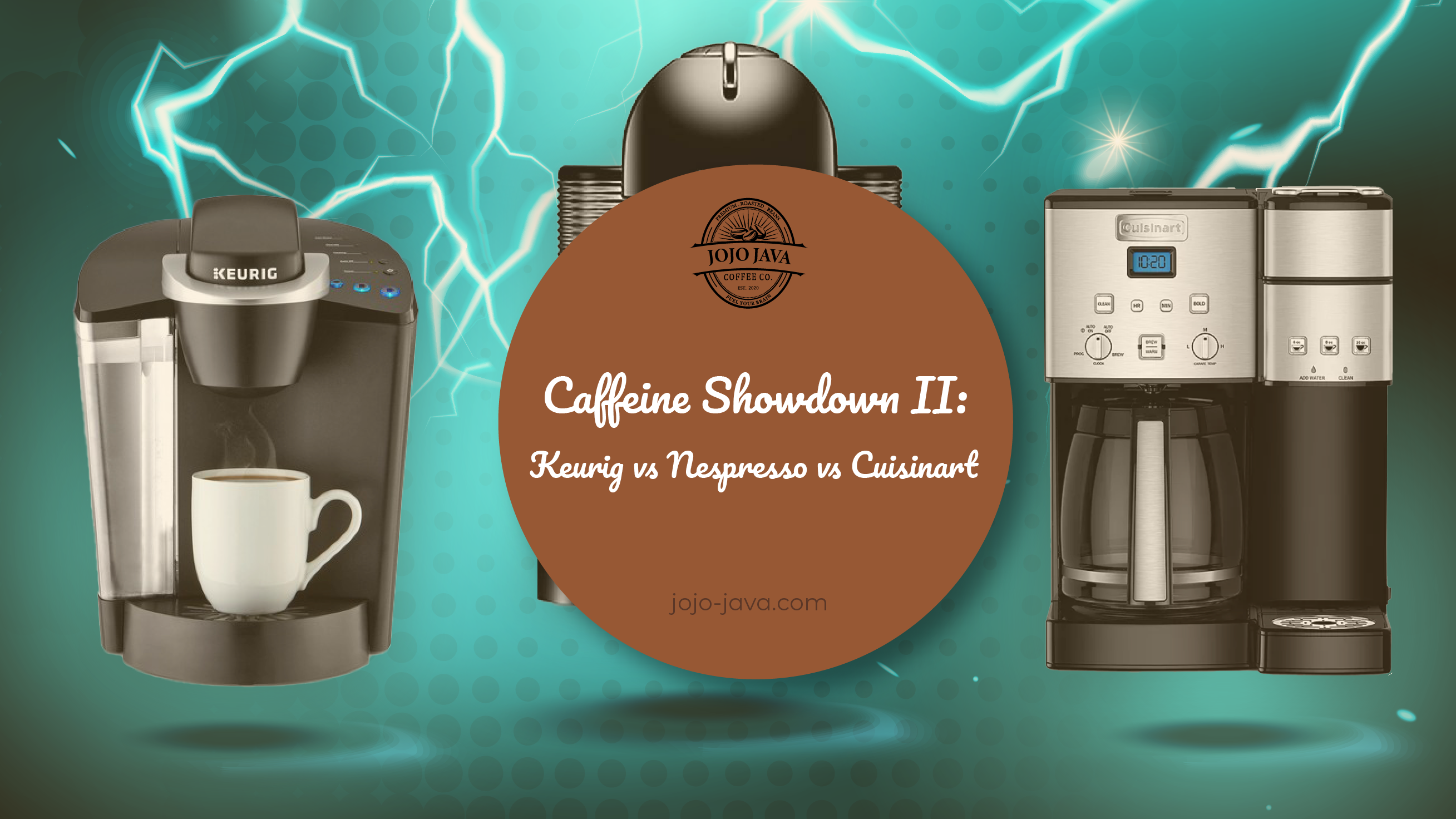 Caffeine Showdown II: Keurig vs. Nespresso vs. Cuisinart JOJO JAVA