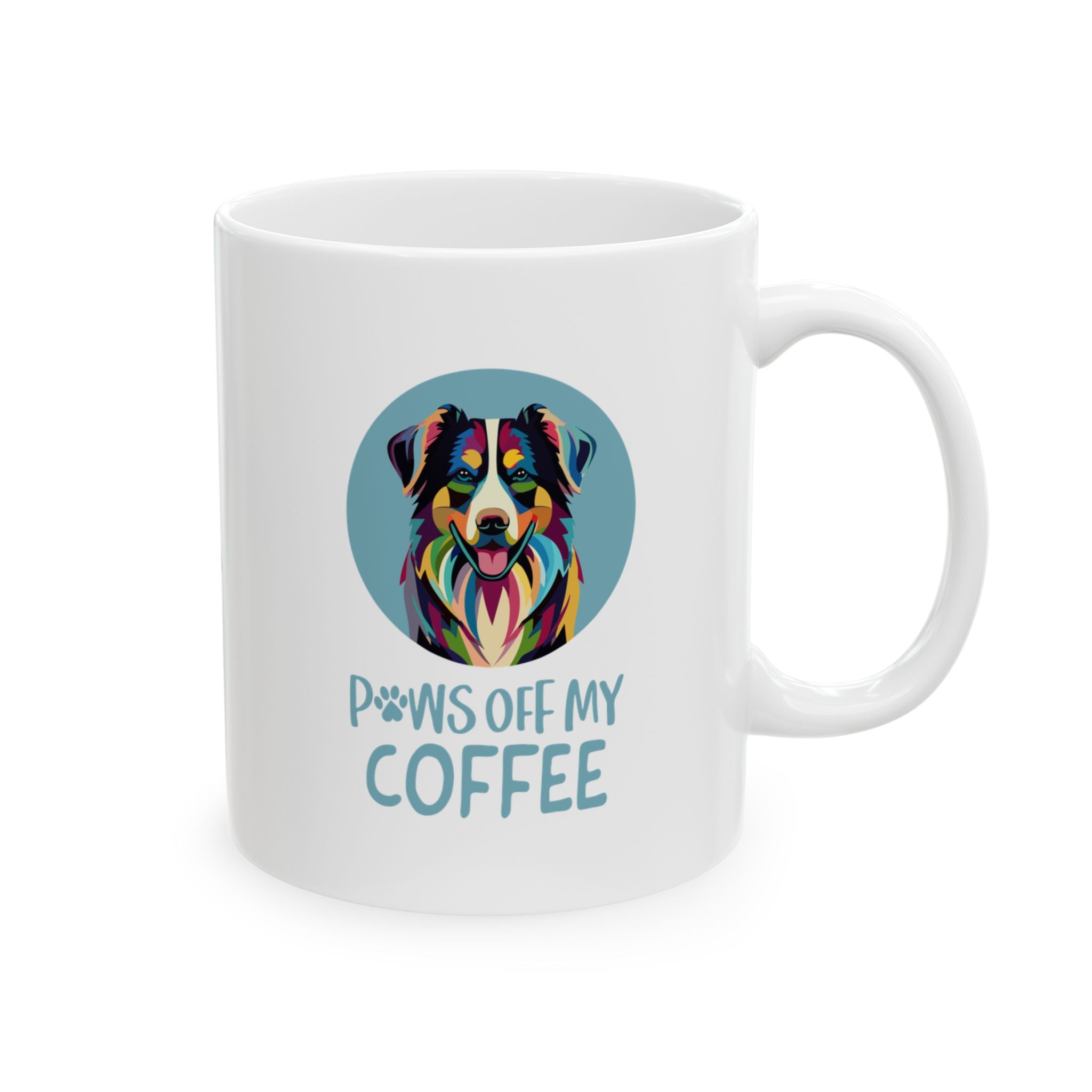 JOJO JAVA Aussie Paws Off My Coffee - Ceramic Mug