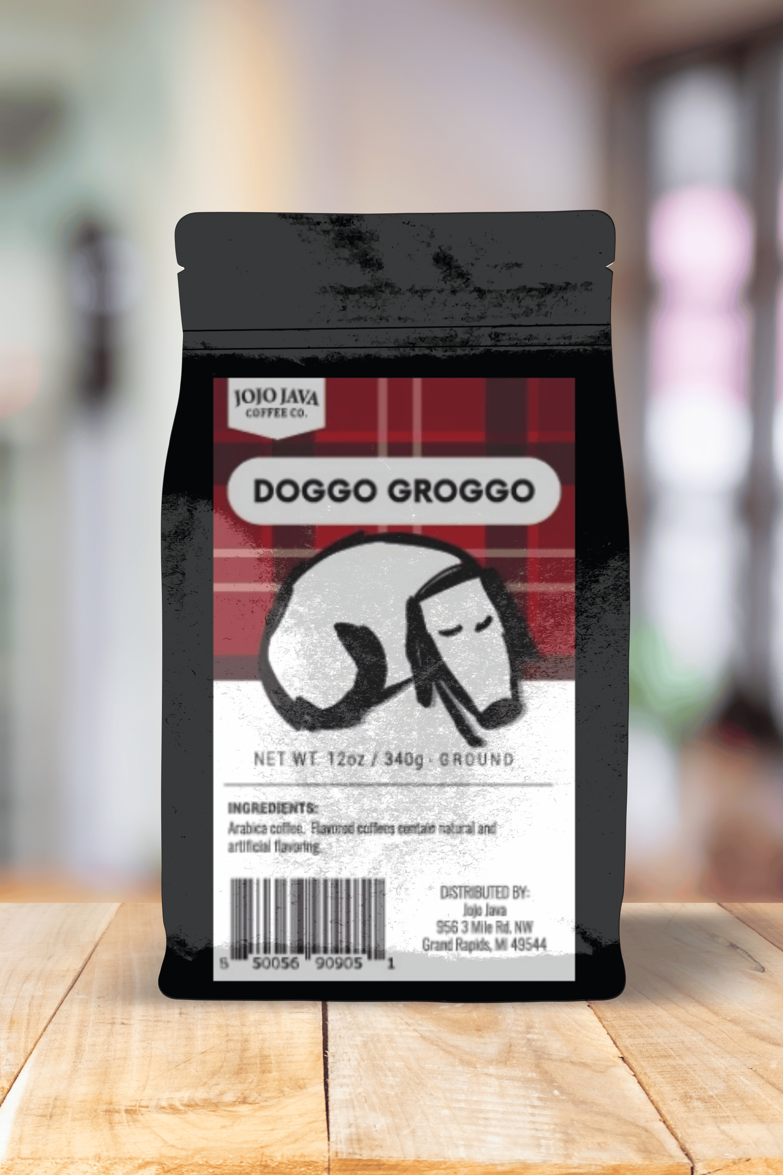 Doggo Groggo | Arabica Roast Ground Coffee JOJO JAVA