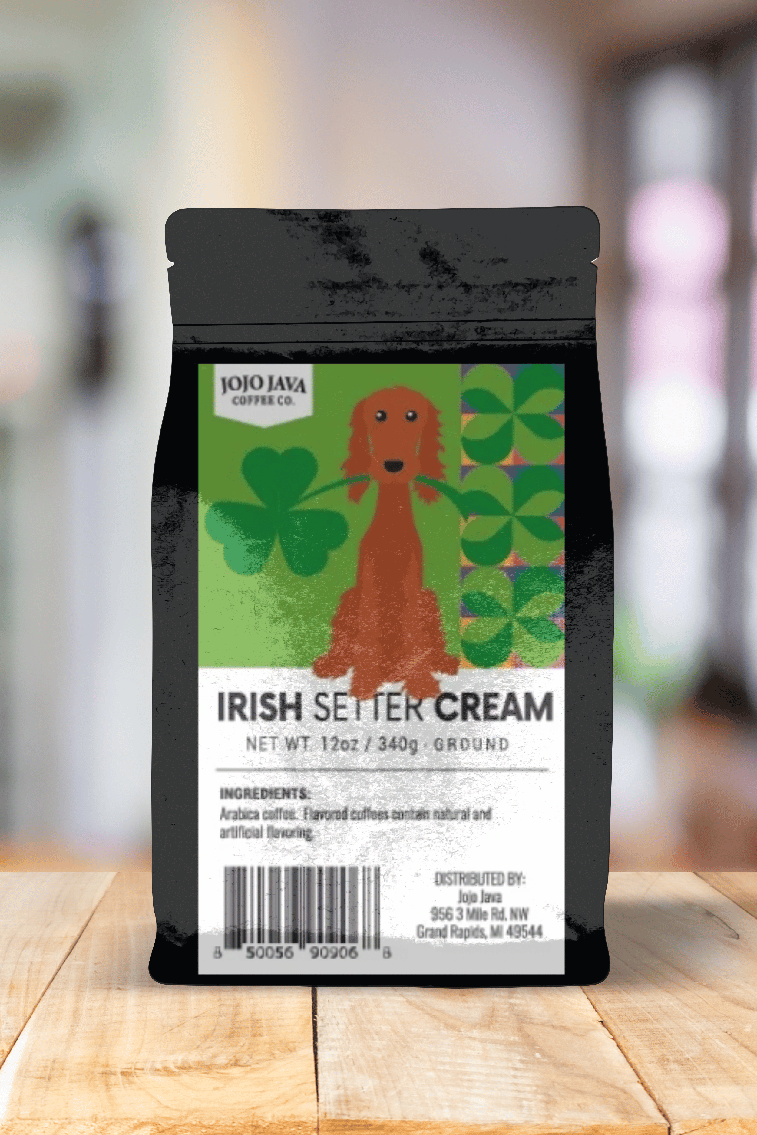 Irish Setter Cream - Arabica Roast Ground Coffee JOJO JAVA