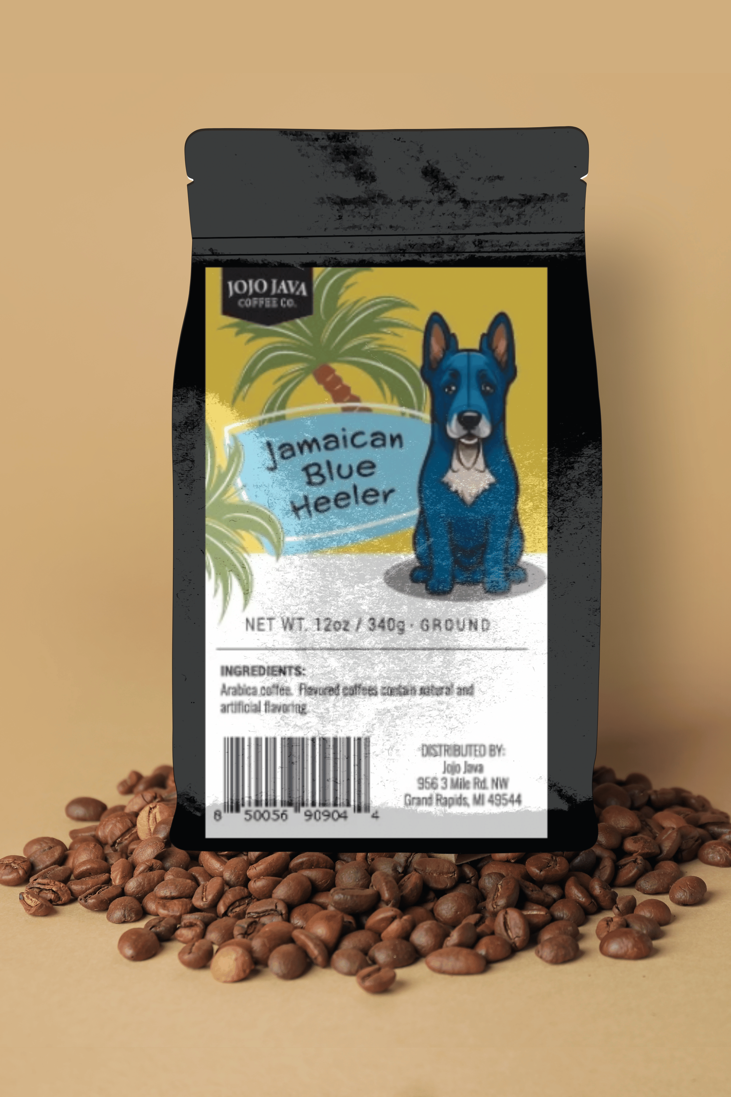 Jamaican Blue Heeler | Arabica Roast Ground Coffee JOJO JAVA