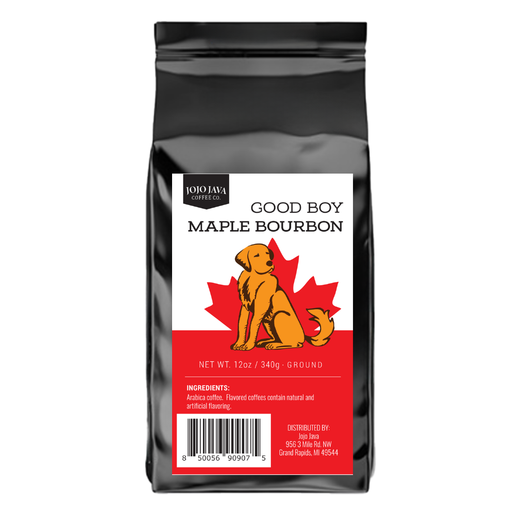 JOJO JAVA Good Boy Maple Bourbon - Arabica Roast Ground Coffee